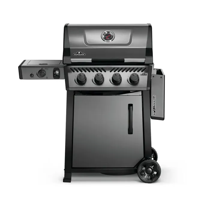 Газовый гриль Napoleon Freestyle 425 с боковой конфоркой Sizzle Zone и дверкой, графитовый F425DSIBPGT-RC - изображение 3