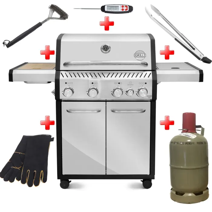 Газовий гриль Ranger 41 + набір необхідних аксесуарів GRILLI 777242-set - изображение 1