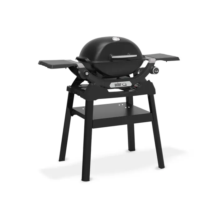 Газовый гриль Weber Q1200N Black с боковыми столиками на подставке 1501085 - изображение 2