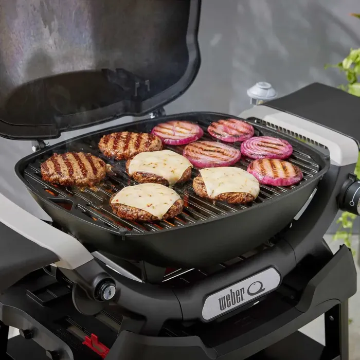 Газовый гриль Weber Q1200N Black с боковыми столиками на подставке 1501085 - изображение 7