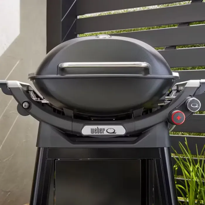 Газовый гриль Weber Q3200N с боковыми столиками на тележке Premium 1501126 - изображение 4