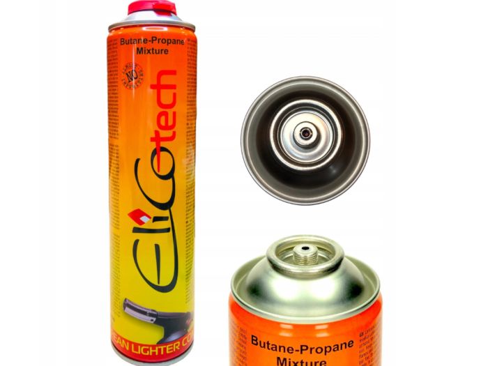 Газовий картридж різьбовий ElicoTech 330 гр 600 мл 777673 - зображення 4