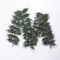 Хвойная гирлянда 2.8 м зеленая с белыми кончиками ветки ПВХ елки (KOS-HVO28)