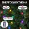 Гірлянда Кінський хвіст Мішура 960 LED 16 ниток 3 м зелена, мультиколор GarlandoPro D960L3MGML (D960L3MGML)