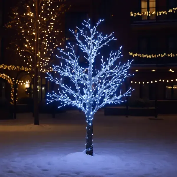 Гірлянда Нитка вулична 30 м 300 LED білий провід Білий CF300L30MWW (CF300L30MWW) - изображение 1