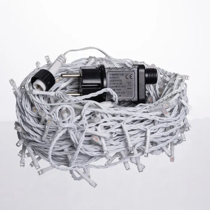 Гірлянда Нитка вулична 30 м 300 LED білий провід Мультиколір CF300L30MWML (CF300L30MWML) - изображение 4