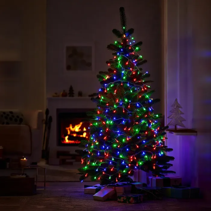 Гірлянда Нитка вулична 30 м 300 LED білий провід Мультиколір CF300L30MWML (CF300L30MWML) - изображение 7