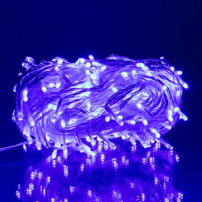 Гірлянда Нитка вулична 30 м 300 LED білий провід Синій CF300L30MWBL (CF300L30MWBL) - зображення 2