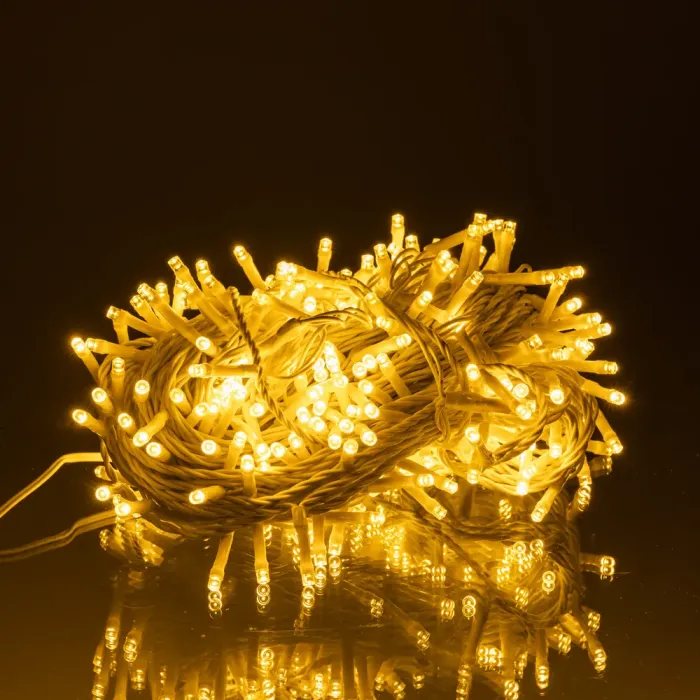 Гірлянда Нитка вулична 30 м 300 LED білий провід Жовтий CF300L30MWY (CF300L30MWY) - изображение 2