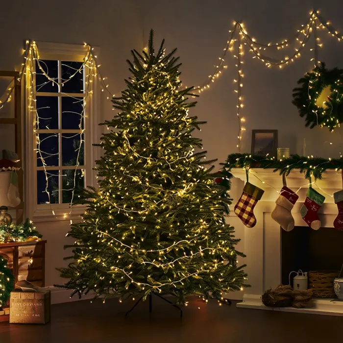 Гірлянда Нитка вулична 30 (м) 300 LED чорний провід Жовтий CF300L30MBY (CF300L30MBY) - изображение 1