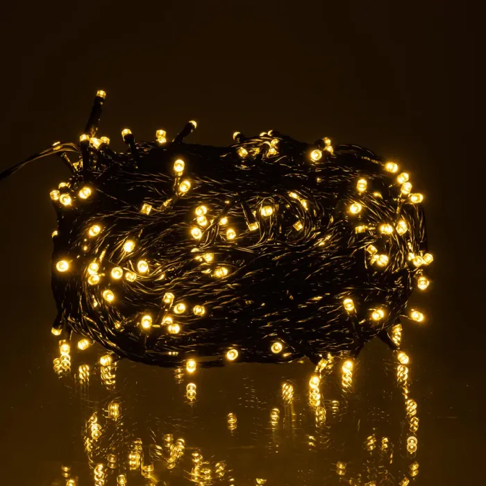 Гірлянда Нитка вулична 30 (м) 300 LED чорний провід Жовтий CF300L30MBY (CF300L30MBY) - изображение 2