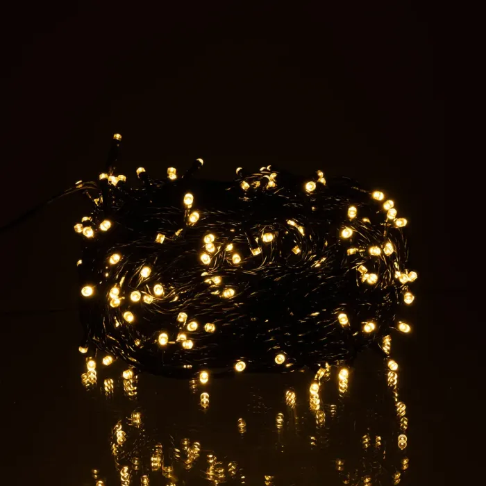 Гірлянда Нитка вулична 30 (м) 300 LED чорний провід Жовтий CF300L30MBY (CF300L30MBY) - изображение 3