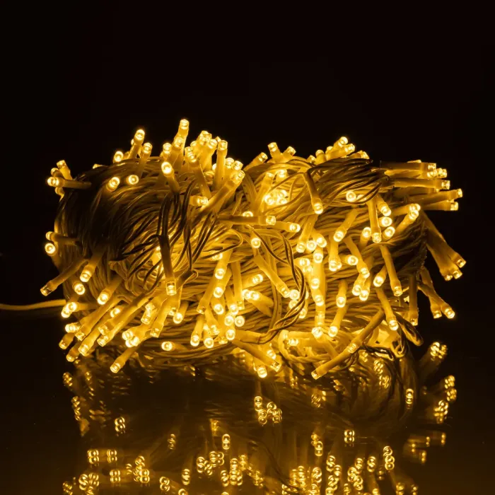 Гірлянда Різдвяна фея вулична 50 м 500 LED білий провід Жовтий CF500L50MWY (CF500L50MWY) - изображение 1