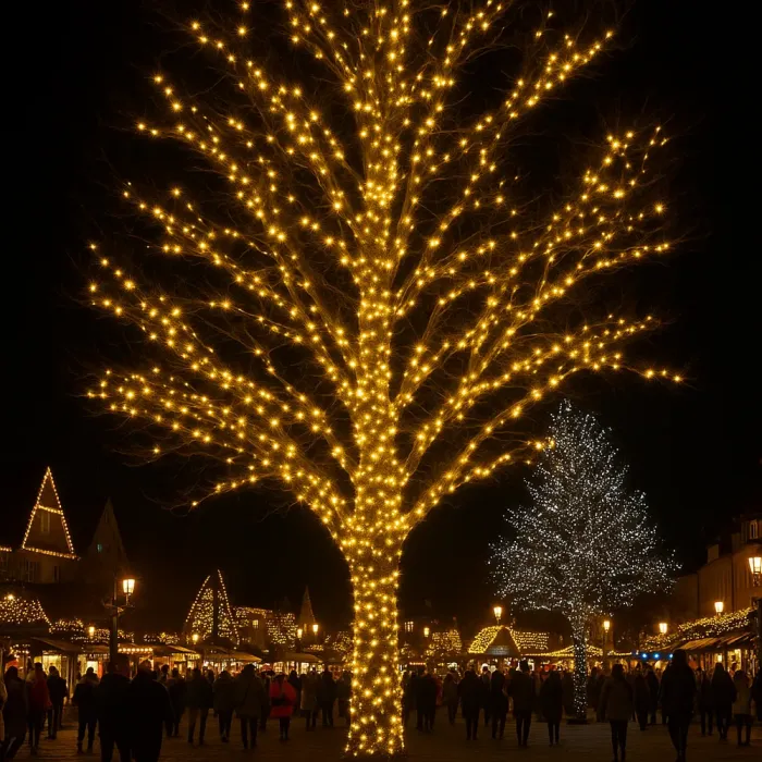 Гірлянда Різдвяна фея вулична 50 м 500 LED білий провід Жовтий CF500L50MWY (CF500L50MWY) - изображение 2