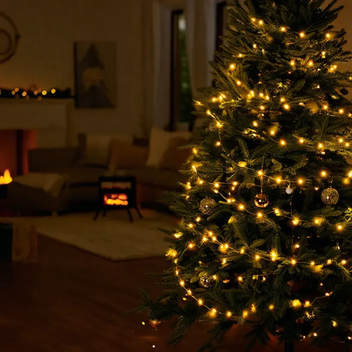 Гірлянда Різдвяна фея вулична 50 м 500 LED білий провід Жовтий CF500L50MWY (CF500L50MWY) - изображение 3