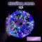 Гірлянда роса мішура 30 метрів хвойна лапа 400 led світлодіодів зелений провід кольорова (D1750ML)