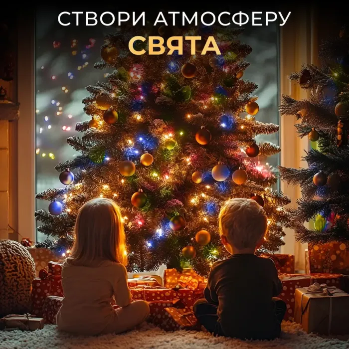 Гирлянда роса на пульте 200 метров на 2000 led светодиодов капля на зеленом проводе мультиколор (2000L200MGML) - изображение 8