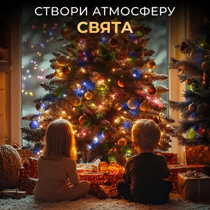 Гирлянда роса на пульте 50 метров на 500 led светодиодов капля на зеленом проводе мультиколор (500L50MGML) - изображение 8