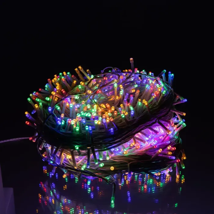 Гірлянда Різдвяна фея вулична 100 м 1000 LED білий провід Мультиколір CF1000L100MWML (CF1000L100MWML) - зображення 2