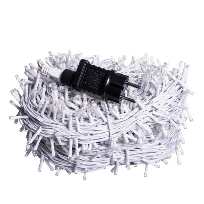 Гірлянда Різдвяна фея вулична 100 м 1000 LED білий провід Мультиколір CF1000L100MWML (CF1000L100MWML) - зображення 3