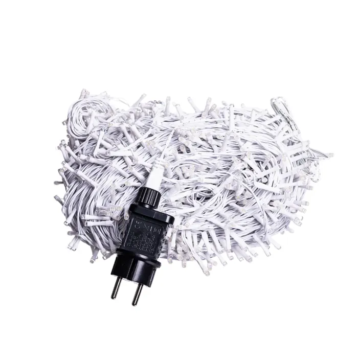 Гірлянда Різдвяна фея вулична 100 м 1000 LED білий провід Жовтий CF1000L100MWY (CF1000L100MWY) - зображення 2