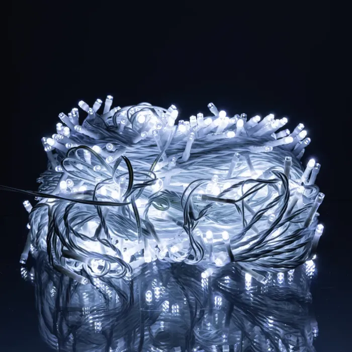 Гірлянда Різдвяна фея вулична 50 м 500 LED білий провід Білий CF500L50MWW (CF500L50MWW) - зображення 1