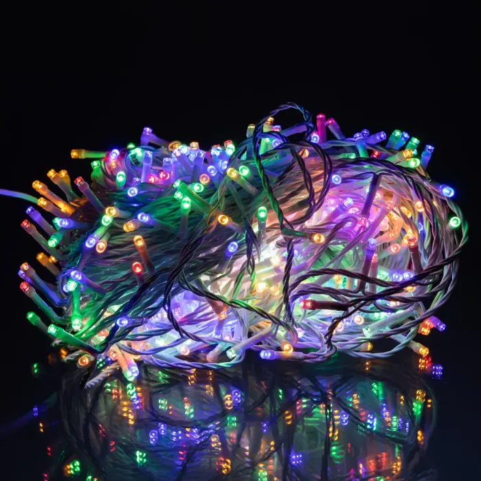 Гірлянда Різдвяна фея вулична 50 м 500 LED білий провід Мультиколір CF500L50MWML (CF500L50MWML) - изображение 1