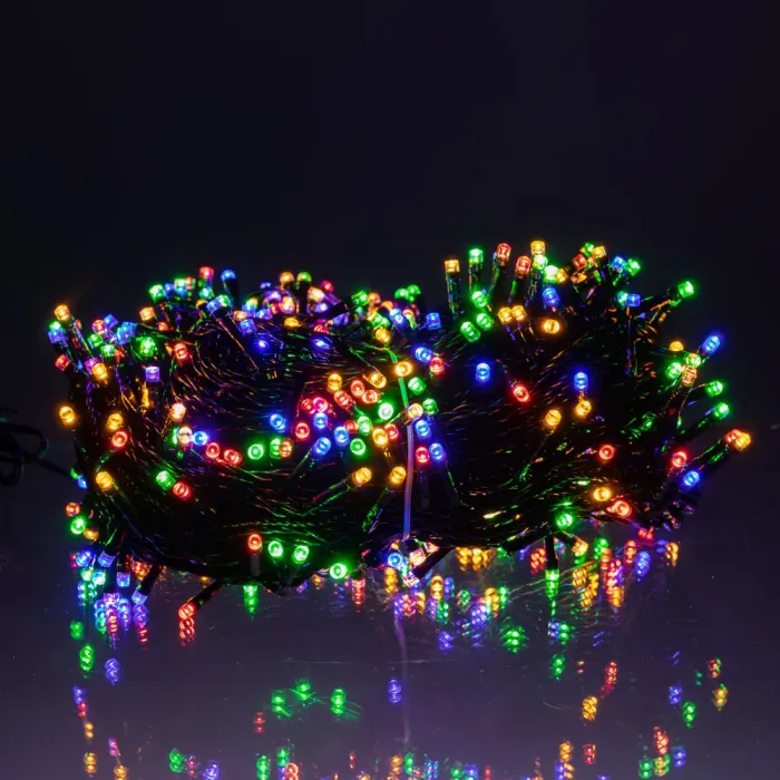 Гірлянда Різдвяна фея вулична 50 (м) 500 LED чорний провід Мультиколір CF500L50MBML (CF500L50MBML) - изображение 1