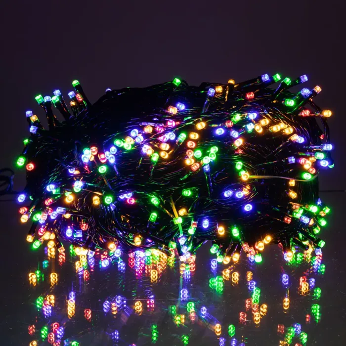 Гірлянда Різдвяна фея вулична 50 (м) 500 LED чорний провід Мультиколір CF500L50MBML (CF500L50MBML) - изображение 2