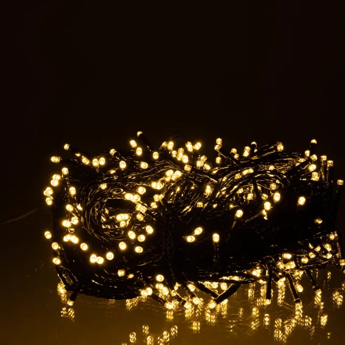 Гірлянда Різдвяна фея вулична 50 (м) 500 LED чорний провід Жовтий CF500L50MBY (CF500L50MBY) - изображение 1