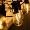 Гірлянда вулична у стилі ретро світлодіодна S14 на 10 LED ламп завдовжки 5 метрів жовта (S14Y)