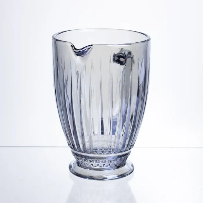 Глек для напоїв 1.2 л ребристий із товстого скла блакитний HP-19-235 (HP-19-235) - зображення 2