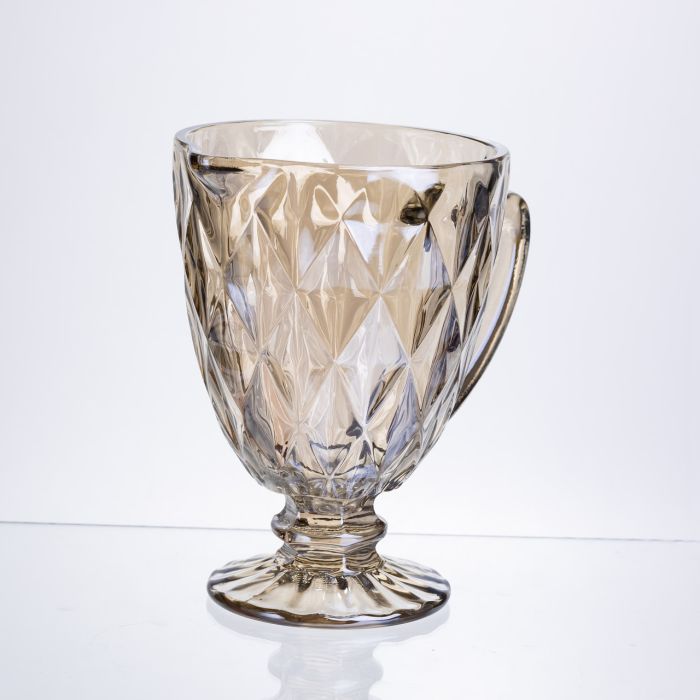 Глек для напоїв Citrine скляний 1 л HP-19-279 глечик для лимонаду лимонадник декоративний з ручкою (HP-19-279) - зображення 3