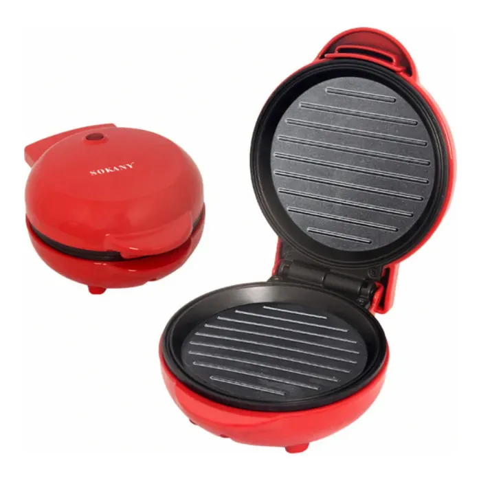 Гриль електричний настільний компактний  550 Вт з антипригарною поверхнею Sokany SK-BBQ-853 (SK-BBQ-853) - зображення 1