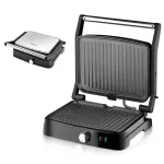 Гриль контактный 2000 Вт бутербродница электрическая сэндвичница с антипригарным покрытием Sokany (SK204SS)