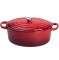 Гусятниця чавунна емальована 6 л, червоний Yiwu HP-FLG-17 RED (HP-FLG-17 RED)