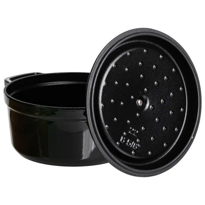 Кокотниця чавунна емальована 2,5 л, малахіт HP-FLG-9 green (HP-FLG-9 green) - зображення 4