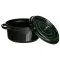 Кокотниця чавунна емальована 2,5 л, малахіт HP-FLG-9 green (HP-FLG-9 green)