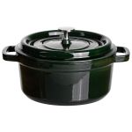 Кокотниця чавунна емальована 2,5 л, малахіт HP-FLG-9 green (HP-FLG-9 green)