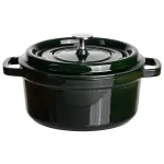 Кокотниця чавунна емальована 2,5 л, малахіт HP-FLG-9 green (HP-FLG-9 green)