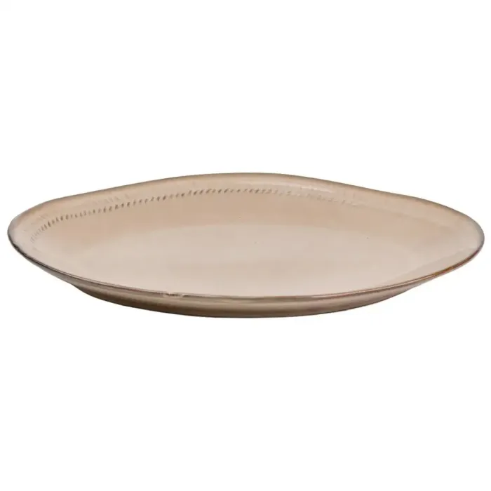Тарілка плоска овальна керамічна обідня 33.5х23 см (HP23380) - зображення 4