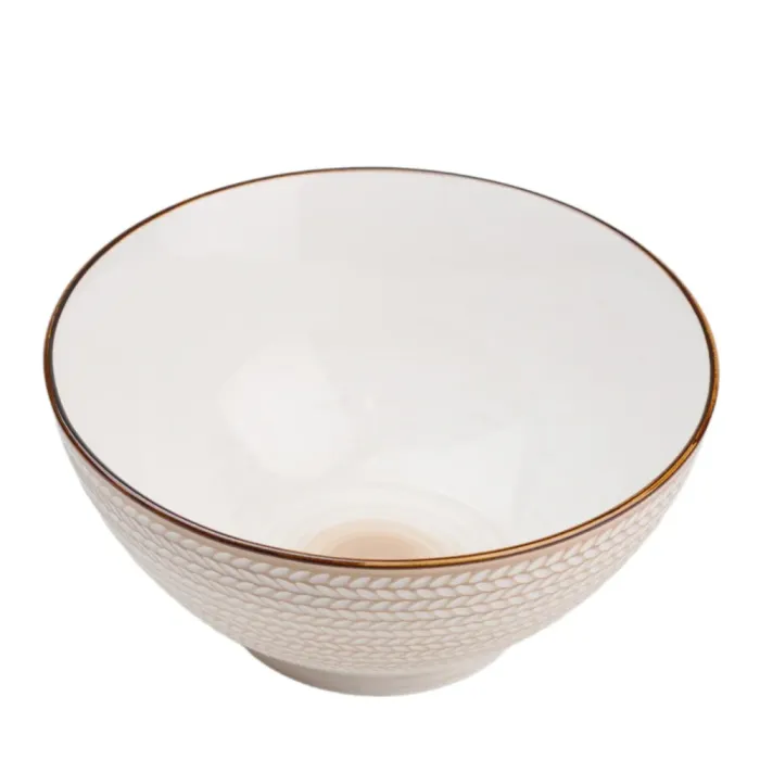 Тарілка супниця глибока кругла керамічна 20.5 см бульйонниця (HP23385) - зображення 2