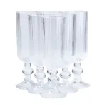 Келих скляний для коктейлів прозорий з ніжкою (HP536)