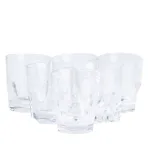 Набір стаканів для води та соку скляна 6шт прозорі (HP555)