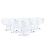 Келих для коктейлей скляний прозорий круглий (HP561)