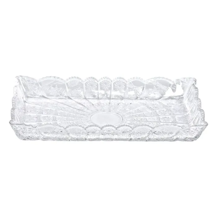 Блюдо для закусок Lirmartur скляне 28,6*16,5*3 см HP-YH-26 (HP-YH-26) - изображение 3