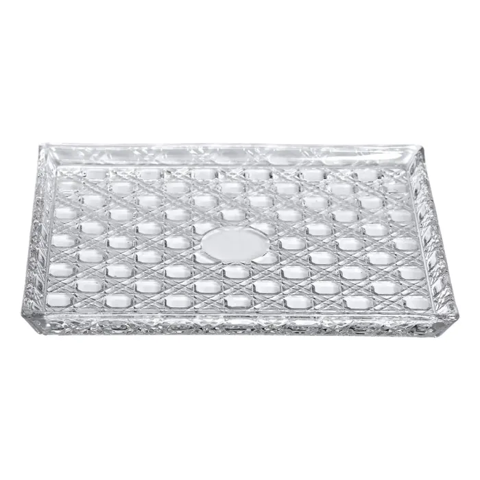 Блюдо для закусок Lirmartur скляне 24,5*20,5*2 см HP-YH-38 (HP-YH-38) - изображение 2