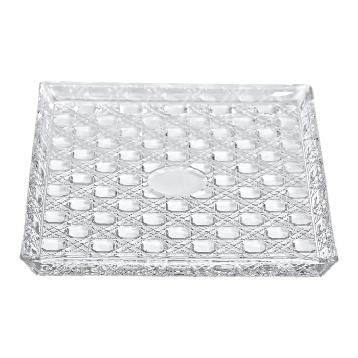 Блюдо для закусок Lirmartur скляне 24,5*20,5*2 см HP-YH-38 (HP-YH-38) - изображение 1