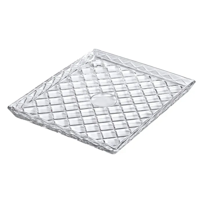 Блюдо для закусок Lirmartur скляне 24,5*20,5*2 см HP-YH-39 (HP-YH-39) - изображение 2