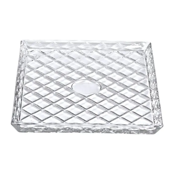 Блюдо для закусок Lirmartur скляне 24,5*20,5*2 см HP-YH-39 (HP-YH-39) - изображение 1